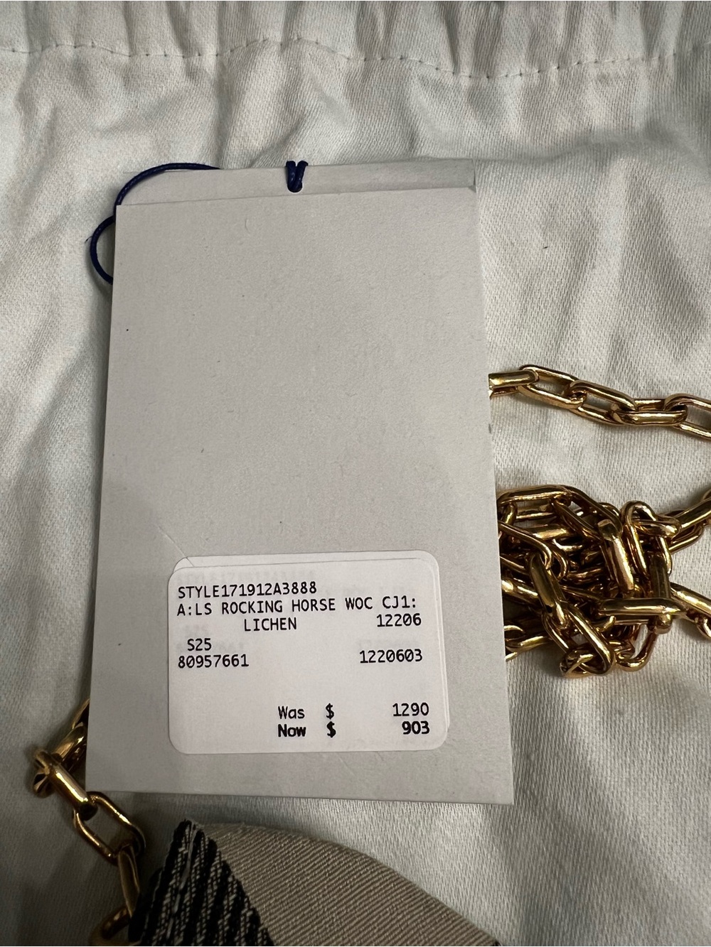 Burberry Lichen Check Chain Wallet - Shoulder Clutch - Picture 3 of 8